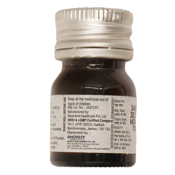 Solya D3 Nano Sugar Free Bottle Of 5Ml Oral Solution