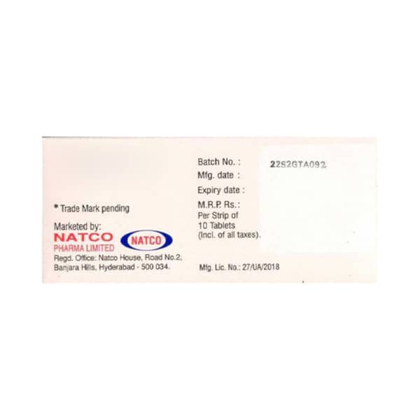 Dapnat 10mg Strip Of 10 Tablets