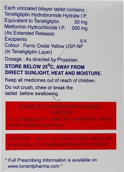 Teneza M 500Mg Strip Of 15 Tablets