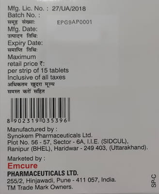 Glipsov M 20/500mg Strip Of 15 Tablets