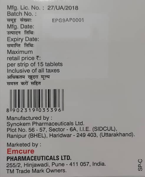 Glipsov M 20/500mg Strip Of 15 Tablets
