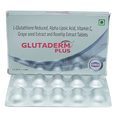 Glutaderm Plus Strip Of 10 Tablets