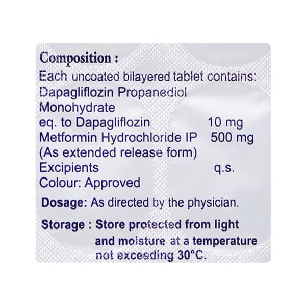 Dapazol M 10/500Mg Strip Of 15 Tablets