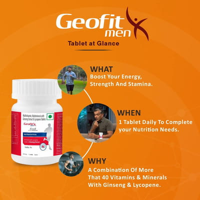 Geofit Men Bottle Of 30 Tablets