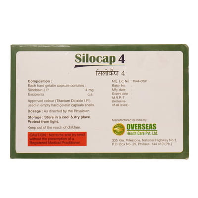 Silocap 4mg Strip Of 10 Capsules