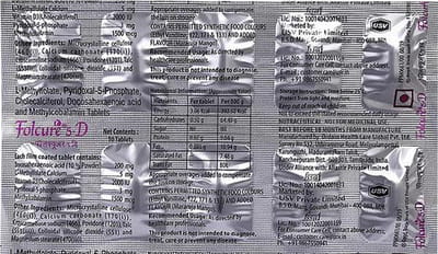 Folcure 5 D Strip Of 10 Tablets