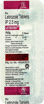 Letrotru 2.5mg Strip Of 5 Tablets