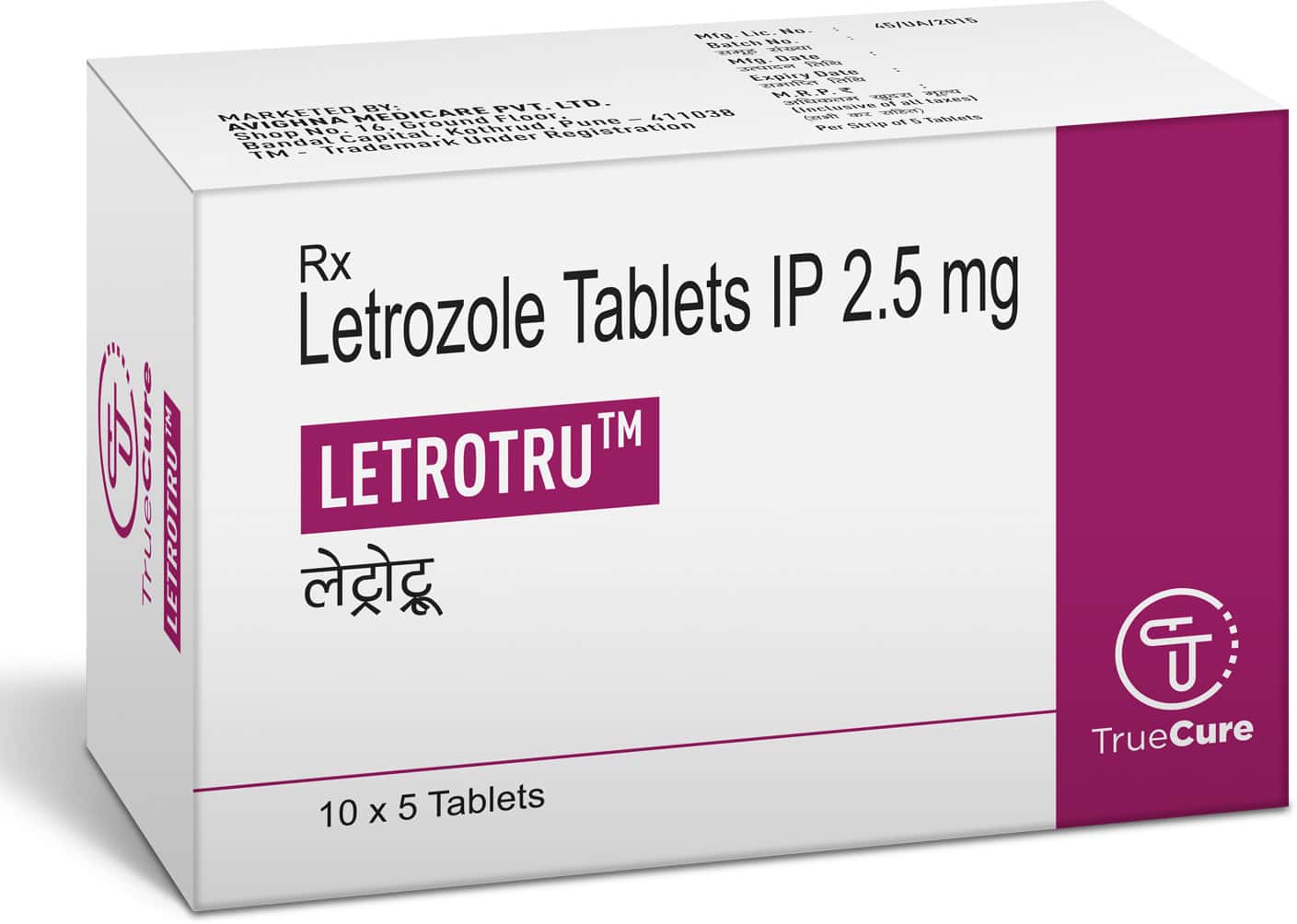 letrotru 2.5mg tablets
