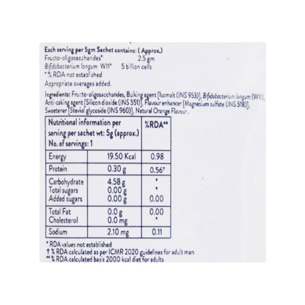 Florachamp Orange Flavour Sachet Of 5gm Oral Powder