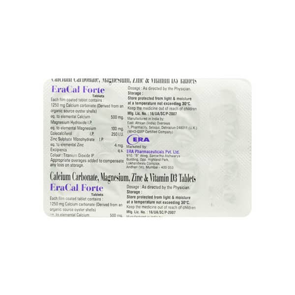 Eracal Forte Strip Of 10 Tablets