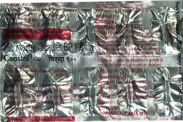 Ceastra 100mg Strip Of 10 Capsules