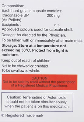 Itrafix 200mg Strip Of 8 Capsules