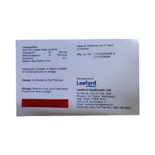 Gabanyl M Strip Of 10 Tablets