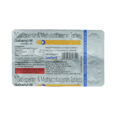 Gabanyl M Strip Of 10 Tablets