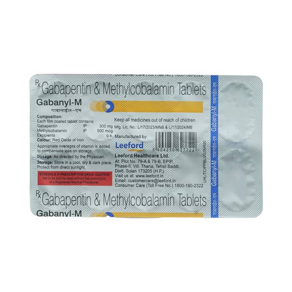 Gabanyl M Strip Of 10 Tablets