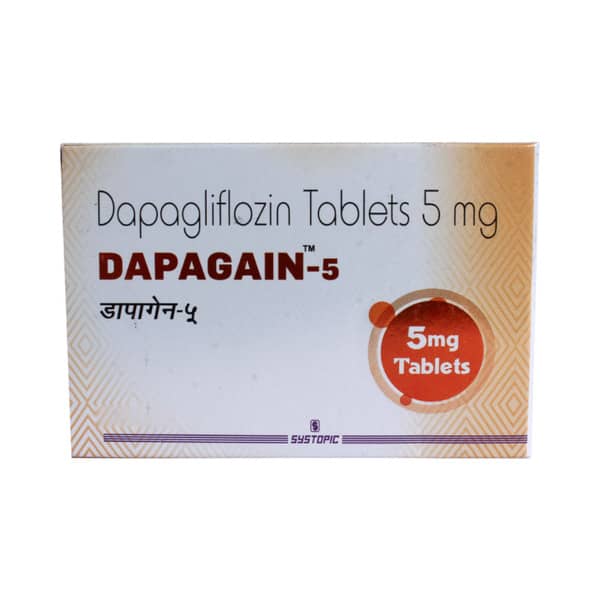 Dapagain 5Mg Strip Of 15 Tablets