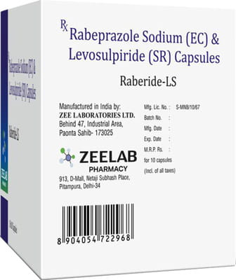 Raberide Ls Strip Of 10 Capsules