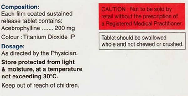 Ablung Sr 200mg Strip Of 10 Tablets