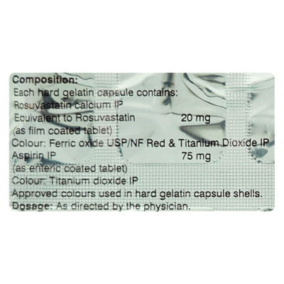 Novastat Asp 20mg Strip Of 10 Capsules