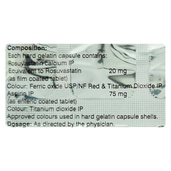 Novastat Asp 20mg Strip Of 10 Capsules