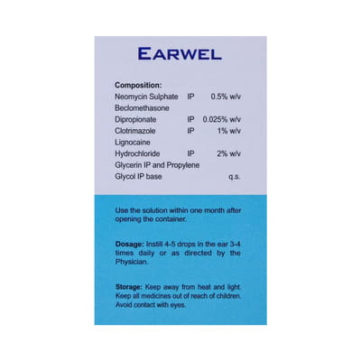 Neo Earwel Bottle Of 5ml Ear Drops