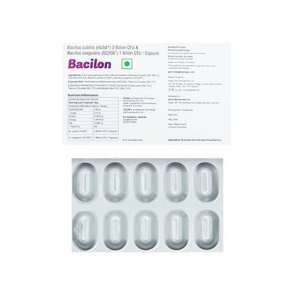 Bacilon Strip Of 10 Capsules