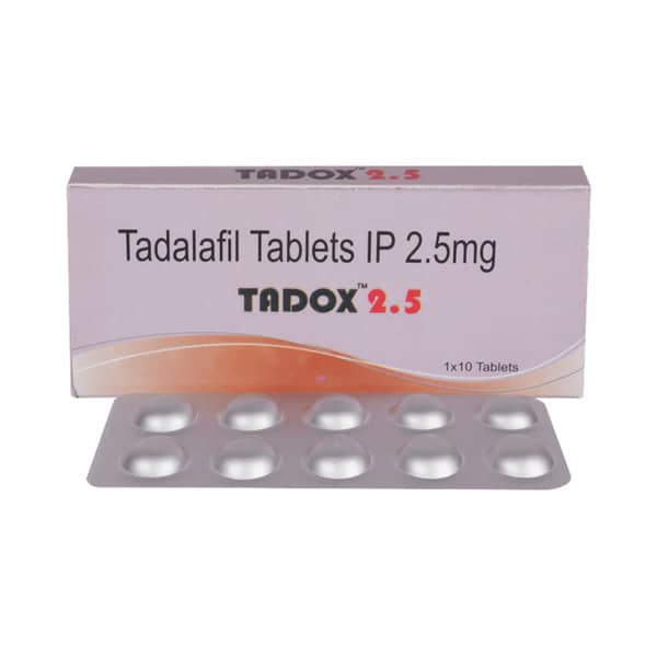 Tadox 2.5Mg Strip Of 10 Tablets