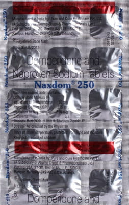 Naxdom 250mg Strip Of 15 Tablets