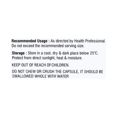 Vegacal Softgel Strip Of 10 Capsules