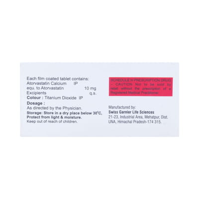 Atosta 10mg Strip Of 15 Tablets