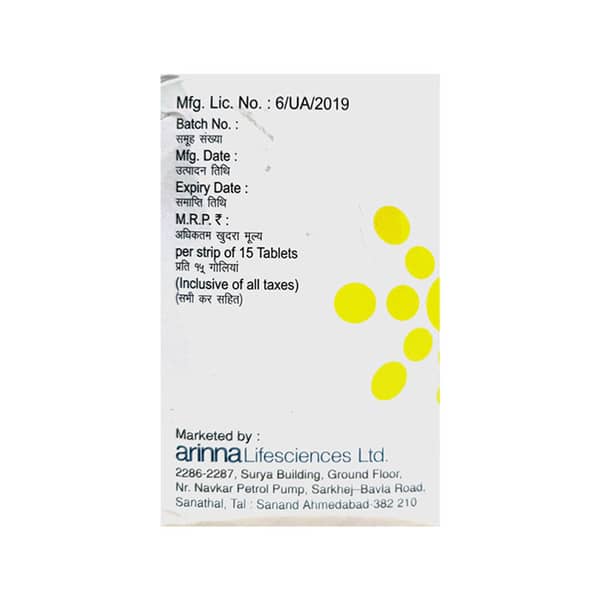 Fritolev 750mg Strip Of 15 Tablets
