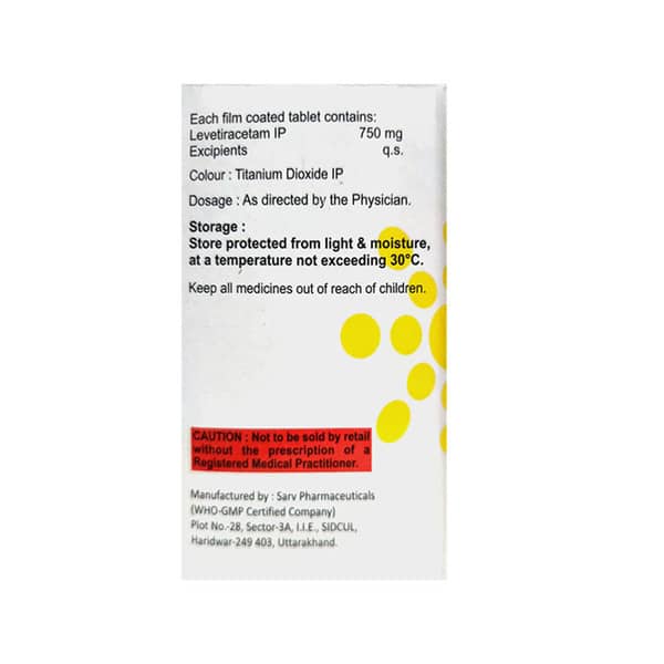 Fritolev 750mg Strip Of 15 Tablets
