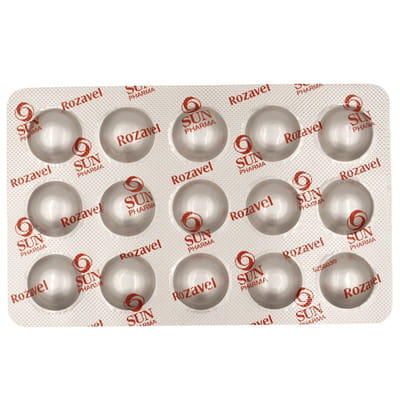 Rozavel 20mg Strip Of 15 Tablets