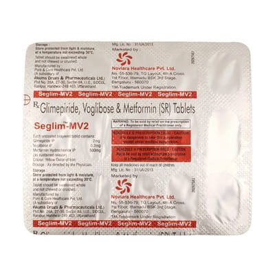 Seglim Mv 2mg Strip Of 15 Tablets