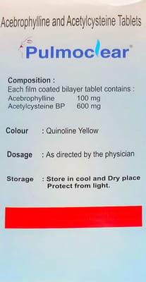 Pulmoclear Strip Of 15 Tablets