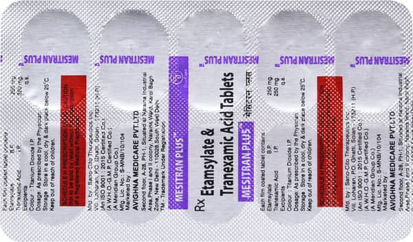 Mesitran Plus Strip Of 10 Tablets
