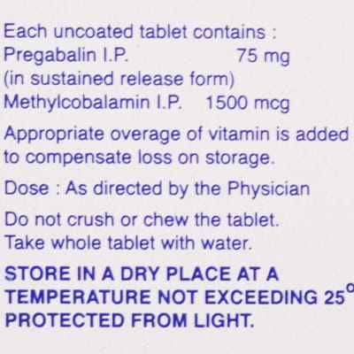 Pegabanyl M 75mg Sr Strip Of 10 Tablets