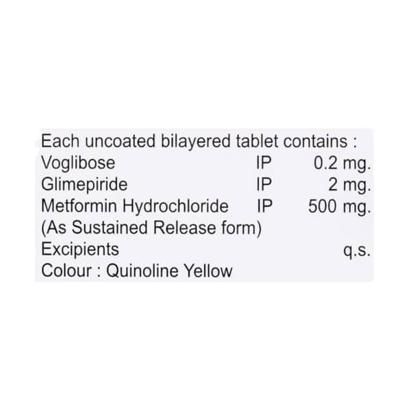 Trivose 2/0.2Mg Strip Of 15 Tablets