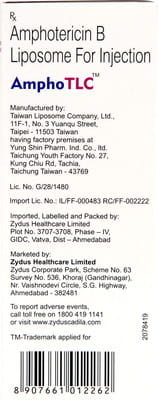 Amphotlc 50mg Dry Vial Of 1 Powder For Injection