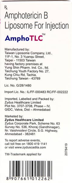 Amphotlc 50mg Dry Vial Of 1 Powder For Injection