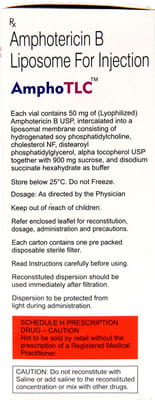 Amphotlc 50mg Dry Vial Of 1 Powder For Injection