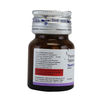 Thyrofit 25mcg Bottle Of 120 Tablets