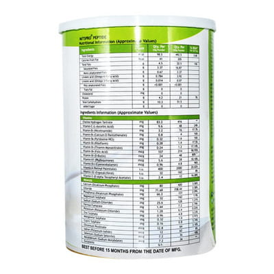 Mitspro Peptide Icecream Vanilla Flavour Tin Of 400gm Powder