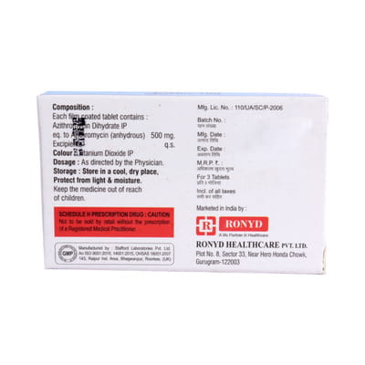Aziblue 500 Mg Tablet 6