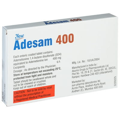 New Adesam 400mg Strip Of 10 Tablets
