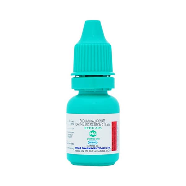 Ecotears Ha Bottle Of 10ml Ophthalmic Solution