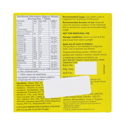 Nutridac Strip Of 15 Tablets