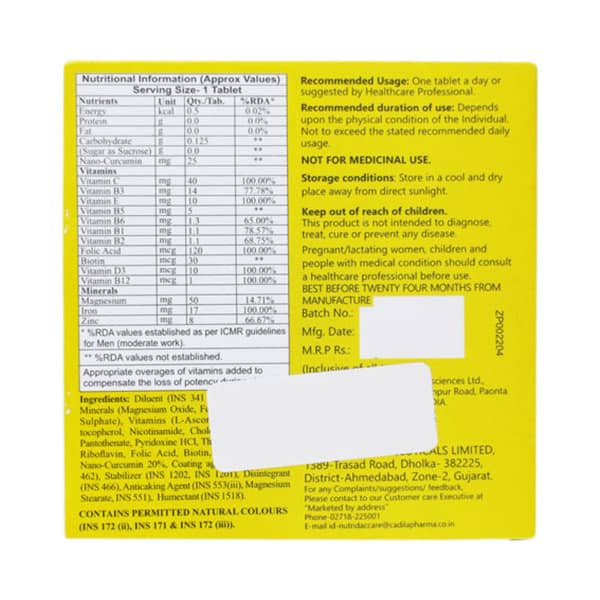 Nutridac Strip Of 15 Tablets