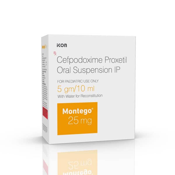 Montego 25Mg Bottle Of 10Ml Dry Suspension