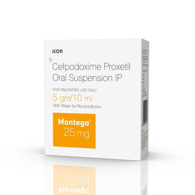 Montego 25mg Bottle Of 10ml Dry Suspension